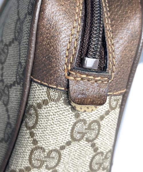 GUCCI（グッチ）GUCCI (グッチ) セカンドバッグ ベージュ×ブラウンの古着・服飾アイテム