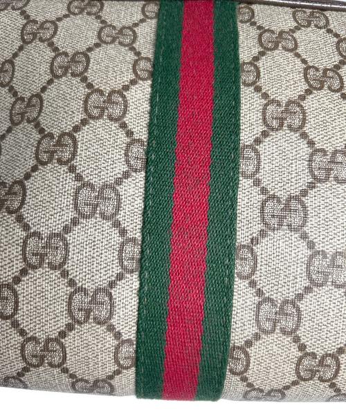 GUCCI（グッチ）GUCCI (グッチ) セカンドバッグ ベージュ×ブラウンの古着・服飾アイテム