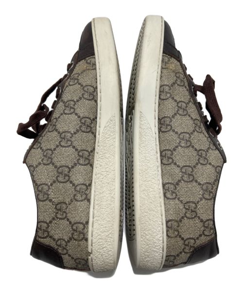 GUCCI（グッチ）GUCCI (グッチ) スニーカー ブラウン×ベージュ サイズ:35 1／2の古着・服飾アイテム