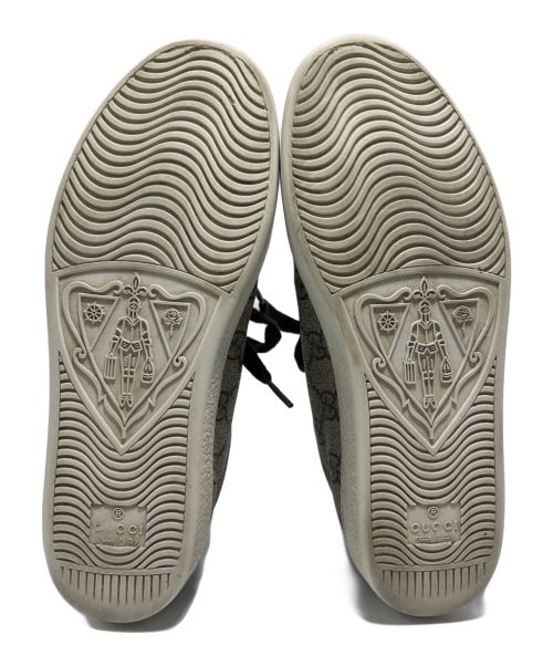 GUCCI（グッチ）GUCCI (グッチ) スニーカー ブラウン×ベージュ サイズ:35 1／2の古着・服飾アイテム