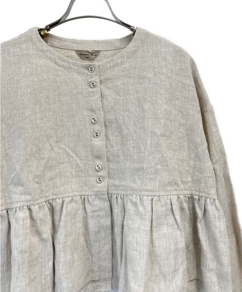 Samansa Mos2（サマンサモスモス）Samansa Mos2 (サマンサモスモス) 【立川限定】はおりティアードブラウス キナリ サイズ:フリー 未使用品の古着・服飾アイテム