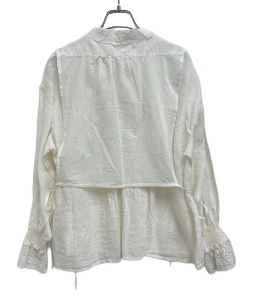 Samansa Mos2（サマンサモスモス）Samansa Mos2 (サマンサモスモス) kazumi (カズミ) レースベスト&リネンブラウス オフホワイト サイズ:フリー 未使用品の古着・服飾アイテム