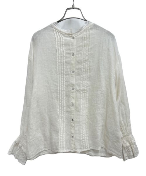 Samansa Mos2（サマンサモスモス）Samansa Mos2 (サマンサモスモス) kazumi (カズミ) レースベスト&リネンブラウス オフホワイト サイズ:フリー 未使用品の古着・服飾アイテム