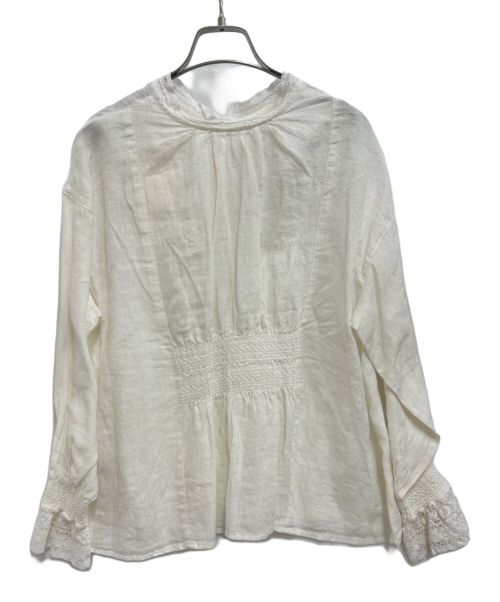 Samansa Mos2（サマンサモスモス）Samansa Mos2 (サマンサモスモス) kazumi (カズミ) レースベスト&リネンブラウス オフホワイト サイズ:フリー 未使用品の古着・服飾アイテム