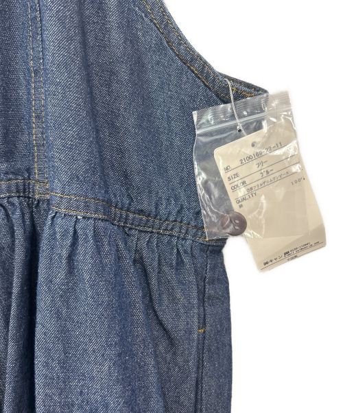 Samansa Mos2（サマンサモスモス）Samansa Mos2 (サマンサモスモス) 肩フリルデニムワンピース ブルー サイズ:フリー 未使用品の古着・服飾アイテム