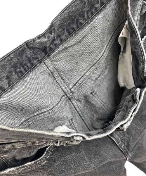 upper hights（アッパーハイツ）upper hights (アッパーハイツ) デニムパンツ ブラック サイズ:25の古着・服飾アイテム