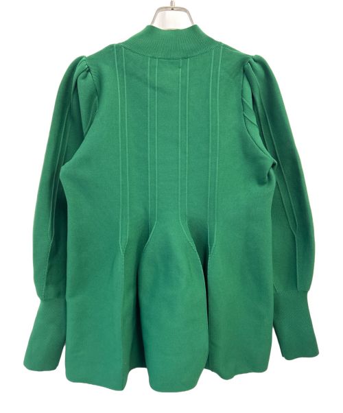 Ameri（アメリ）Ameri (アメリ) コンストラクティヴニットトップ グリーン サイズ:Fの古着・服飾アイテム