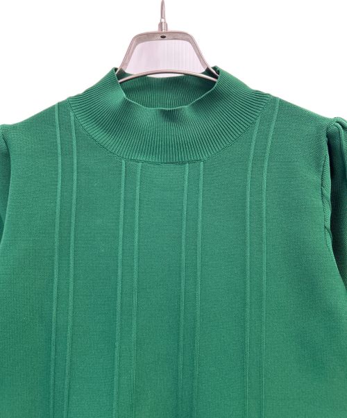 Ameri（アメリ）Ameri (アメリ) コンストラクティヴニットトップ グリーン サイズ:Fの古着・服飾アイテム