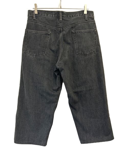 CIOTA（シオタ）CIOTA (シオタ) スビンコットン 13.5oz ワイドテーパードデニム ブラック サイズ:W32の古着・服飾アイテム