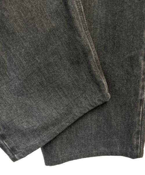 CIOTA（シオタ）CIOTA (シオタ) スビンコットン 13.5oz ワイドテーパードデニム ブラック サイズ:W32の古着・服飾アイテム