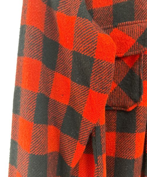 Winterking（ウィンターキング）Winterking (ウィンターキング) ウールチェックシャツ レッド×ブラック サイズ:不明の古着・服飾アイテム
