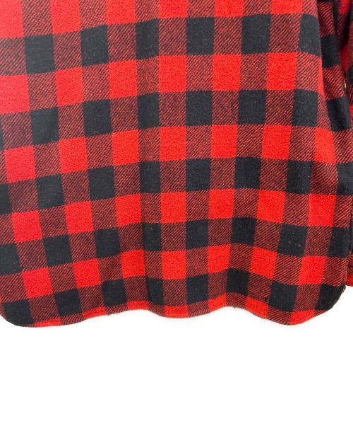 Winterking（ウィンターキング）Winterking (ウィンターキング) ウールチェックシャツ レッド×ブラック サイズ:不明の古着・服飾アイテム