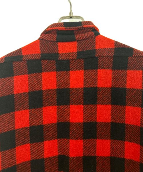 Winterking（ウィンターキング）Winterking (ウィンターキング) ウールチェックシャツ レッド×ブラック サイズ:不明の古着・服飾アイテム