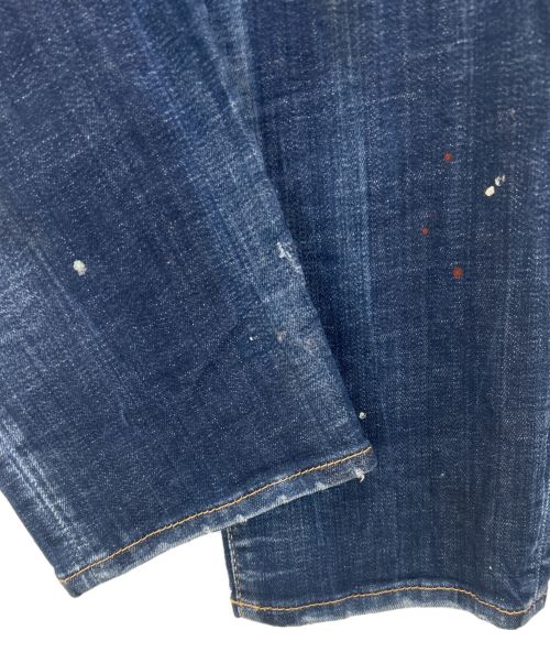 DSQUARED2（ディースクエアード）DSQUARED2 (ディースクエアード) スケータースキニーデニム インディゴ サイズ:54の古着・服飾アイテム