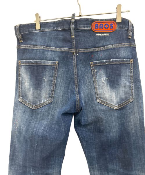 DSQUARED2（ディースクエアード）DSQUARED2 (ディースクエアード) スケータースキニーデニム インディゴ サイズ:54の古着・服飾アイテム