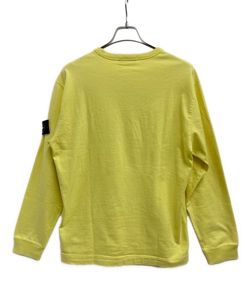 STONE ISLAND（ストーンアイランド）STONE ISLAND (ストーンアイランド) ロングスリーブカットソー イエロー サイズ:Lの古着・服飾アイテム