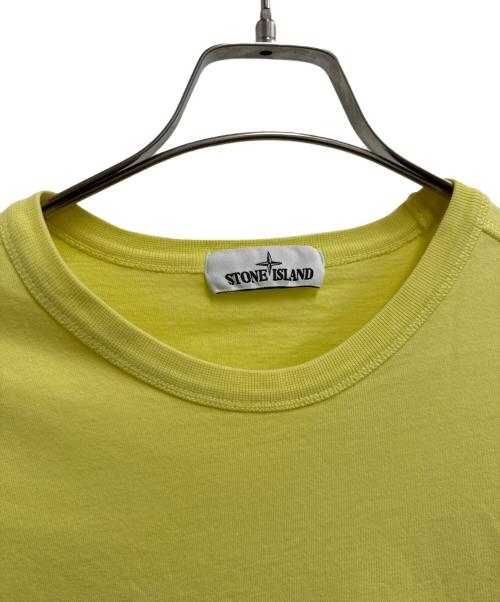 STONE ISLAND（ストーンアイランド）STONE ISLAND (ストーンアイランド) ロングスリーブカットソー イエロー サイズ:Lの古着・服飾アイテム