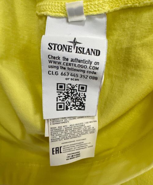 STONE ISLAND（ストーンアイランド）STONE ISLAND (ストーンアイランド) ロングスリーブカットソー イエロー サイズ:Lの古着・服飾アイテム