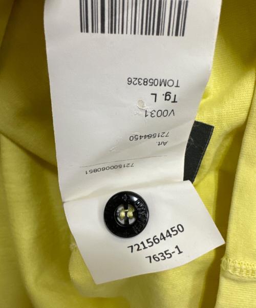 STONE ISLAND（ストーンアイランド）STONE ISLAND (ストーンアイランド) ロングスリーブカットソー イエロー サイズ:Lの古着・服飾アイテム