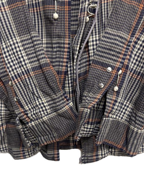 Junhashimoto（ジュンハシモト）Junhashimoto (ジュンハシモト) WRINKLE HOOK SHIRTS マルチカラー サイズ:3の古着・服飾アイテム