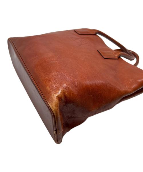 HIROFU（ヒロフ）HIROFU (ヒロフ) ハンドバッグ ブラウンの古着・服飾アイテム