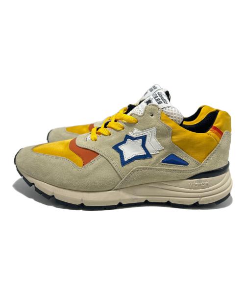 atlantic stars（アトランティックスターズ）atlantic stars (アトランティックスターズ) ローカットスニーカー ベージュ×イエロー サイズ:42の古着・服飾アイテム