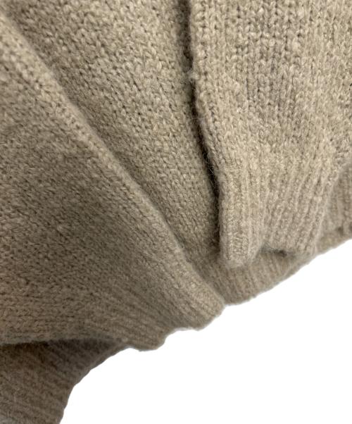 BEAUTY&YOUTH（ビューティーアンドユース）BEAUTY&YOUTH (ビューティーアンドユース) クルーネックバブルニット ベージュ サイズ:XL 未使用品の古着・服飾アイテム