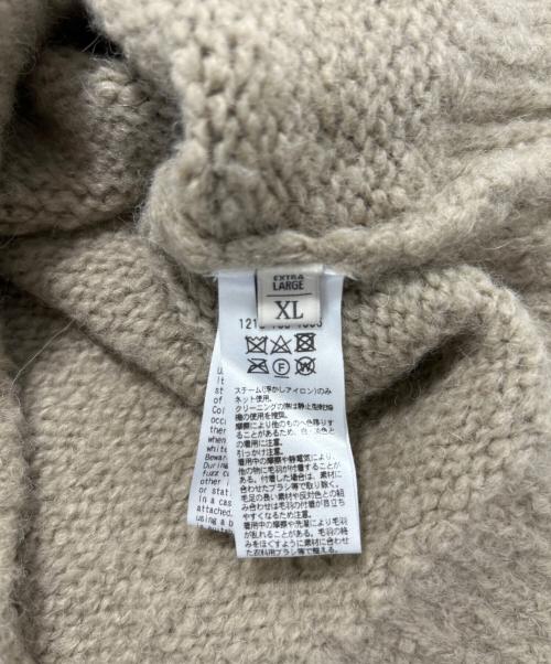 BEAUTY&YOUTH（ビューティーアンドユース）BEAUTY&YOUTH (ビューティーアンドユース) クルーネックバブルニット ベージュ サイズ:XL 未使用品の古着・服飾アイテム