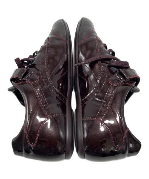 LOUIS VUITTON（ルイ ヴィトン）LOUIS VUITTON (ルイ ヴィトン) エナメルスニーカー バーガンディー サイズ:35 1/2の古着・服飾アイテム