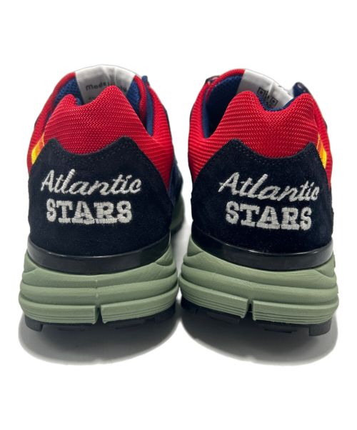 atlantic stars（アトランティックスターズ）atlantic stars (アトランティックスターズ) ローカットスニーカー ネイビー×レッド サイズ:42の古着・服飾アイテム