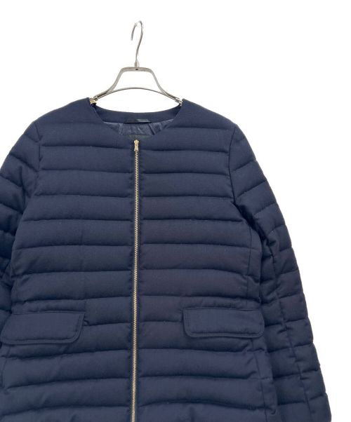 TATRAS（タトラス）TATRAS (タトラス) ノーカラーダウンジャケット ネイビー サイズ:3の古着・服飾アイテム