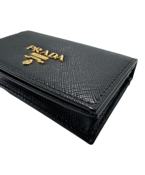 PRADA（プラダ）PRADA (プラダ) カードケース ブラックの古着・服飾アイテム