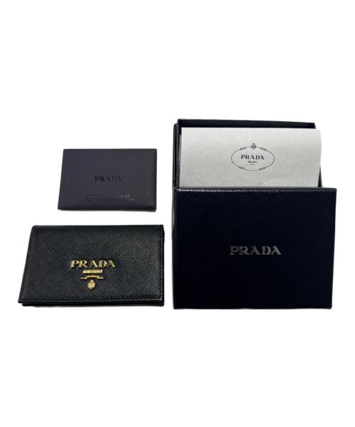 PRADA（プラダ）PRADA (プラダ) カードケース ブラックの古着・服飾アイテム