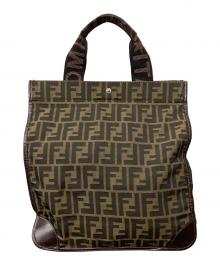 FENDI（フェンディ）の古着「折り畳みトートバッグ」｜ブラウン