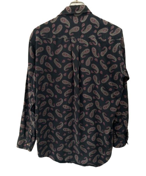 THE HATHAWAY SHIRT（ハサウェイ）THE HATHAWAY SHIRT (ハサウェイ) 総柄シャツ ネイビー サイズ:Mの古着・服飾アイテム