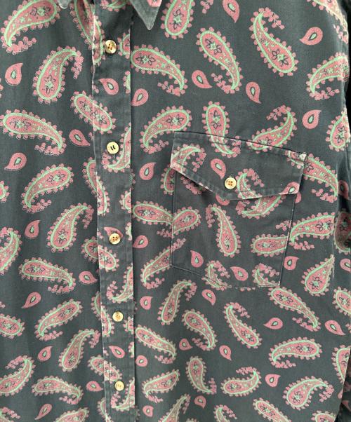 THE HATHAWAY SHIRT（ハサウェイ）THE HATHAWAY SHIRT (ハサウェイ) 総柄シャツ ネイビー サイズ:Mの古着・服飾アイテム