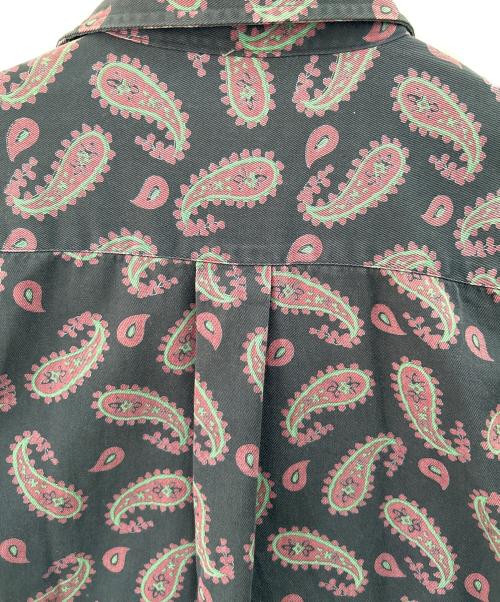 THE HATHAWAY SHIRT（ハサウェイ）THE HATHAWAY SHIRT (ハサウェイ) 総柄シャツ ネイビー サイズ:Mの古着・服飾アイテム