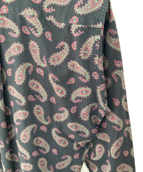 THE HATHAWAY SHIRT（ハサウェイ）THE HATHAWAY SHIRT (ハサウェイ) 総柄シャツ ネイビー サイズ:Mの古着・服飾アイテム