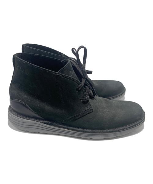 CLARKS（クラークス）CLARKS (クラークス) チャッカブーツ ブラック サイズ:26.5の古着・服飾アイテム