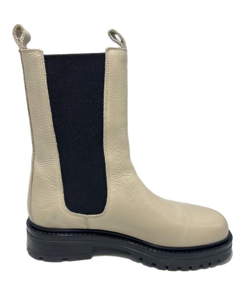 CORSO ROMA 9（コルソローマノーヴェ）CORSO ROMA 9 (コルソローマノーヴェ) サイドゴアブーツ アイボリー サイズ:38の古着・服飾アイテム