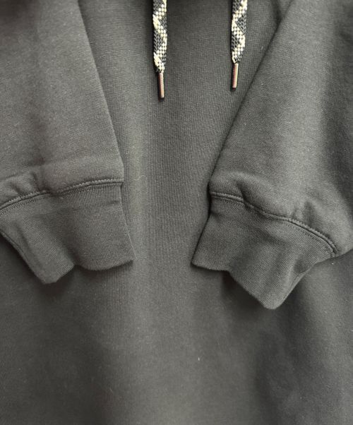 MONCLER（モンクレール）MONCLER (モンクレール) ロゴビッグワッペンパーカーワンピース ブラック サイズ:Sの古着・服飾アイテム