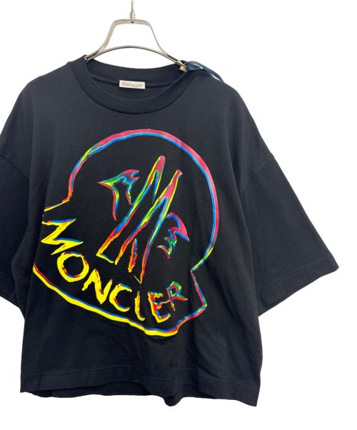 MONCLER（モンクレール）MONCLER (モンクレール) オーバーサイズ半袖Tシャツ ブラック サイズ:Mの古着・服飾アイテム