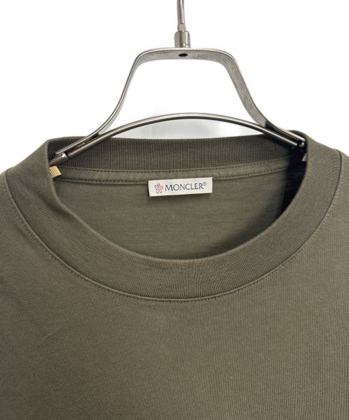 MONCLER（モンクレール）MONCLER (モンクレール) ショート丈ロングスリーブカットソー カーキ サイズ:Mの古着・服飾アイテム