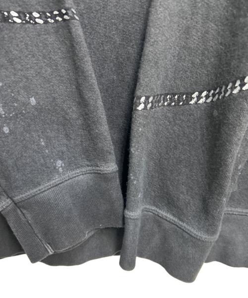 DIESEL（ディーゼル）DIESEL (ディーゼル) スウェット ブラック×シルバー サイズ:Lの古着・服飾アイテム