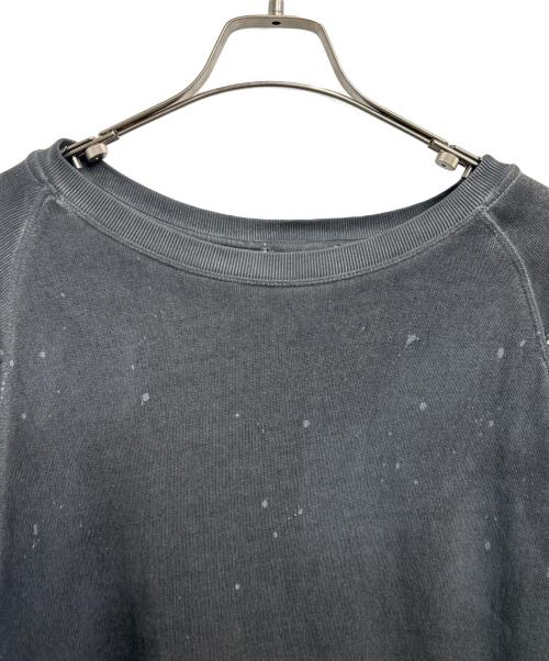 DIESEL（ディーゼル）DIESEL (ディーゼル) スウェット ブラック×シルバー サイズ:Lの古着・服飾アイテム