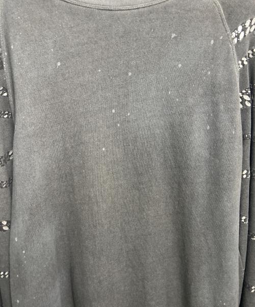 DIESEL（ディーゼル）DIESEL (ディーゼル) スウェット ブラック×シルバー サイズ:Lの古着・服飾アイテム