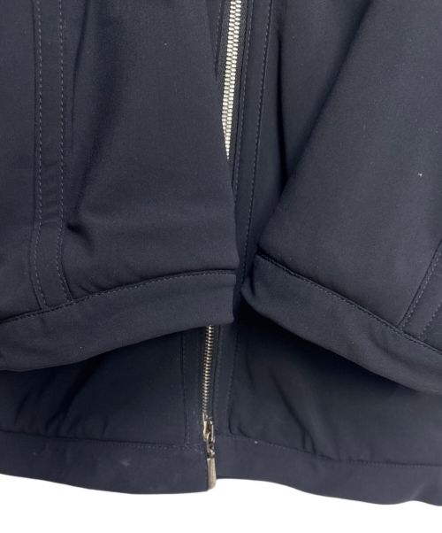 GIORGIO ARMANI（ジョルジオアルマーニ）GIORGIO ARMANI (ジョルジョアルマーニ) ダブルジップアップジャケット ブラック サイズ:48の古着・服飾アイテム