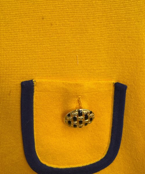 Yves Saint Laurent（イヴサンローラン）Yves Saint Laurent (イヴサンローラン) ヴィンテージカーディガン オレンジ サイズ:Mの古着・服飾アイテム