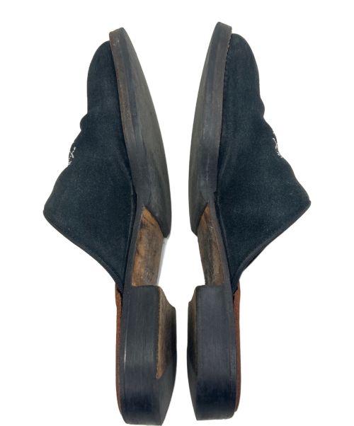 HENDER SCHEME（エンダースキーマ）HENDER SCHEME (エンダースキーマ) suede cheak ブラック サイズ:4(26~26.5cm)の古着・服飾アイテム