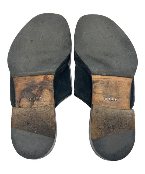 HENDER SCHEME（エンダースキーマ）HENDER SCHEME (エンダースキーマ) suede cheak ブラック サイズ:4(26~26.5cm)の古着・服飾アイテム